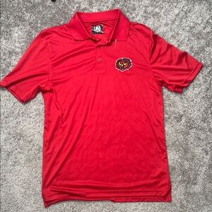 Louisville Cardinals size small Red Polo Shirt